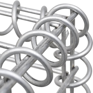 Galvanized Iron <strong>Wire</strong> Gabion Fence <strong>3MM</strong> Box <strong>Wire</strong> <strong>Mesh</strong> 200X100X30 Stone Basket Wall Welded with Bending Service - Product Image 3