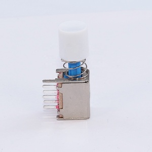 ON OFF interruttore a pulsante 12V a scatto interruttore a pulsante PCB unidirezionale a 6 pin con chiave diritta autobloccante - Product Image 2