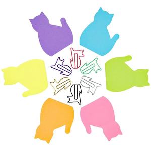 促销产品畅销卡通猫异形2.5*2英寸带便签记事本 - Product Image 2