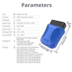 Advanced <strong>OBD2</strong> FA40 Scanner Car Engine Code Reader for Multiple Vehicles Essential Diagnostic Tools - Product Image 6