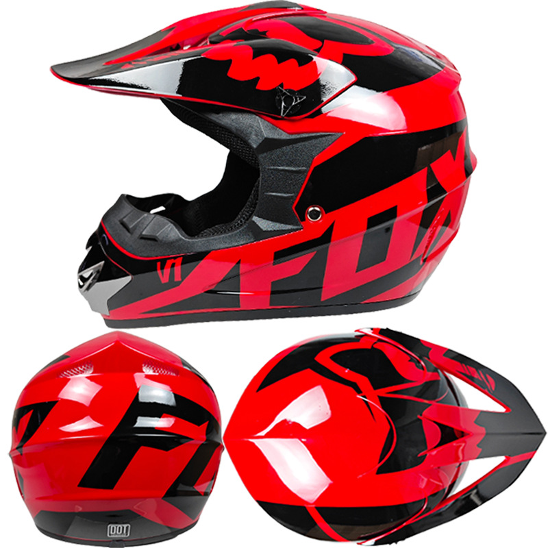 258 bright black red fox - s