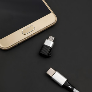 Personalizzazione del Logo adattatore di ricarica per telefono Android convertitore da porta Mobile maschio da tipo c a Micro USB con cordino - Product Image 3