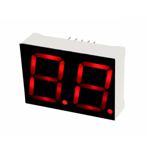 Gemeinsames Kathoden-Ultrahelles Rot Bernstein-Weiß 0,8 Zoll 7 Segmente 2-Zahl-LED-Display - Product Image 3