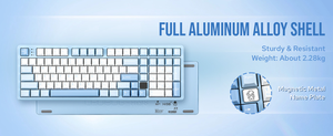 Leobog Hi98 Pro RGB New Three-Mode Wired/Wireless BT Aluminum <strong>Mechanical</strong> Gaming <strong>Keyboard</strong> with Hot Swap <strong>Programmable</strong> Gasket - Product Image 5