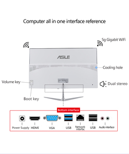 All <strong>in</strong> One <strong>Computers</strong> 22'' 24'' 27'' FHD Display Screen I3/i5/i7 AIO Brand Dual Core Win10 <strong>Operating</strong> <strong>System</strong> for School and Gaming - Product Image 5
