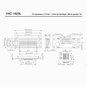 3วันเวลานำ1.4นิ้วหน้าจอแสดงผล LCD ตัวละคร1602 1602b LCM 16x2แสดงตัวอักษร LCD ที่มี Splc780 St7066 - Product Image 5