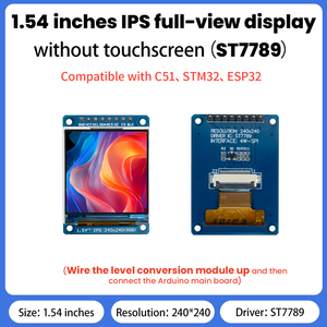 1,54 Zoll IPS-Voll ansicht ohne Touchscreen Kompatibel mit C51/STM32/ESP32 LCD-Bildschirm für Arduino