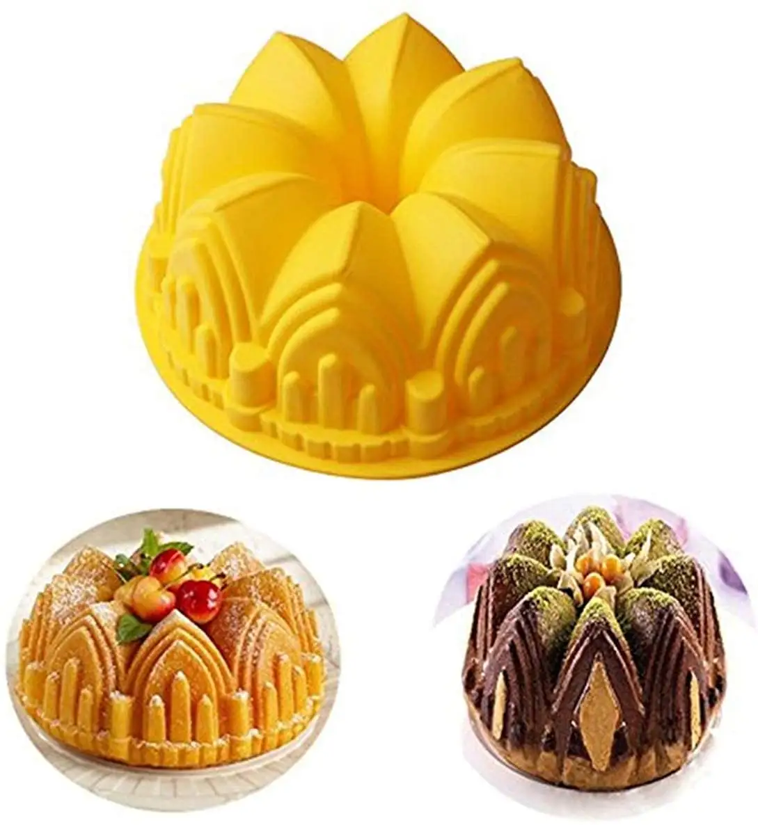 Kreative Crown Castle Kuchen form Silikon Backform Party Kuchen Backform geeignet für Ihr Geburtstags dessert