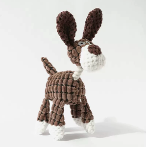 Đồ chơi chó bằng vải mềm có thiết kế chống nhai để làm sạch răng và chơi tương tác, bền bỉ, thú vị khi cắn - Product Image 6