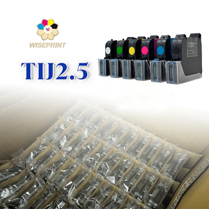 兼容惠普2588 2580 45 45si tij 2.5溶剂墨水打印墨盒不可见红色清漆涂层打印表面UV涂层 - Product Image 2