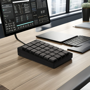 Оптовая продажа K28SW Mini POS USB Беспроводная клавиатура 28-клавишная программируемая для расширенной функциональности