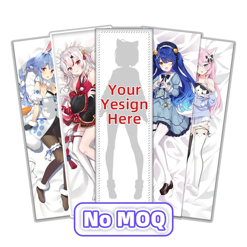 50*150 cm individuelle Größe Youtuber dakimakura sexy Umarmungskissen Anime Druck Körperkissen nackt Dakimakura Hülle otaku hentai