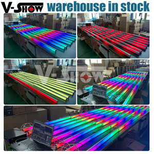 VSHOW PL4003 16 шт. с контроллером светодиодная настенная шайба линейная панель RGB 40xSMD5050 светодиодная Пиксельная трубка dmx сценическое освещение - Product Image 2