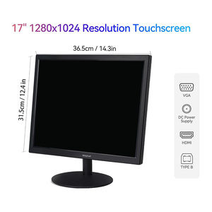 17 "スクエア1280x1024 10ポイントマルチタッチスクリーンモニターVESA壁取り付け可能PCタッチモニターPC POSマシン用 - Product Image 6