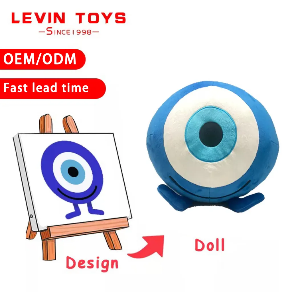 Levin brinquedos personalizados de pelúcia anime, brinquedo de animal de pelúcia, alta qualidade e semelhança perfeita, imagem popular para seus amigos