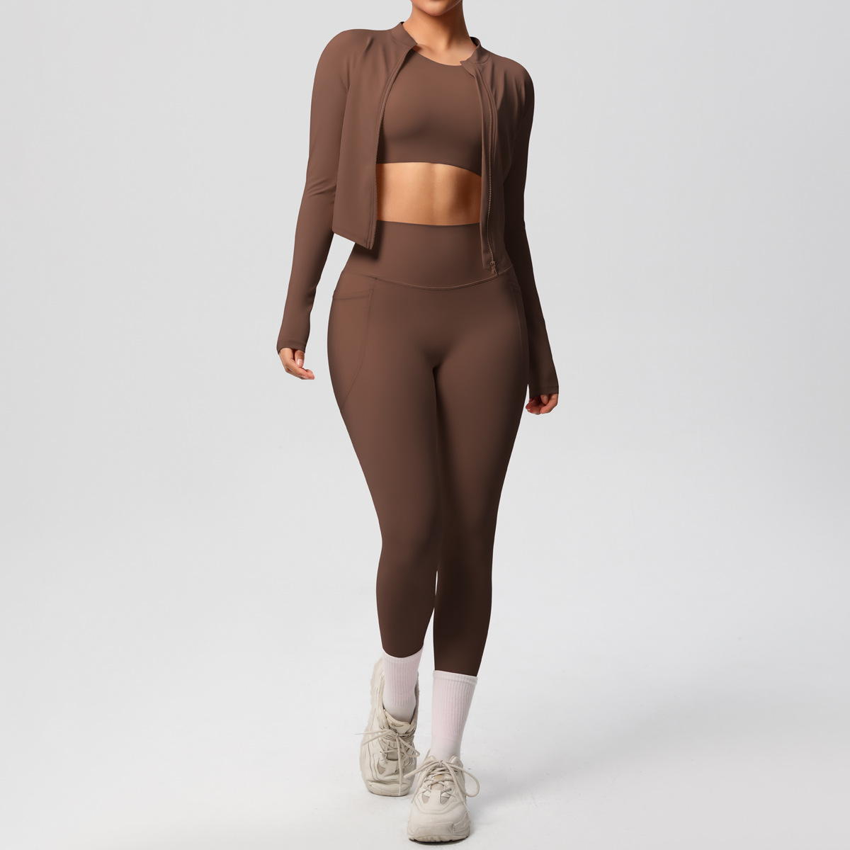 7104+7106+7108 three-piece set - chestnut