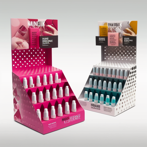 Freely Design <strong>Custom</strong> <strong>Printing</strong> Nail Polish Lipstick Cosmetic Makeup Shop <strong>Display</strong> Perfume <strong>Counter</strong> <strong>Display</strong> <strong>Box</strong> - Product Image 4