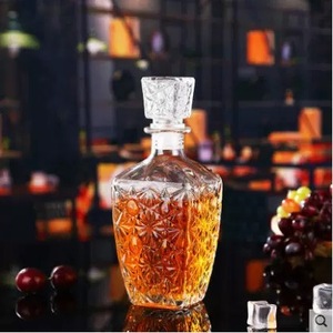 Bộ bình rượu whisky pha lê hiện đại cao cấp, khắc họa tiết, làm quà tặng - Product Image 1