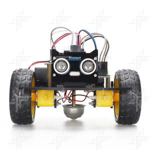 Ultraschallmodul Hindernisvermeidung Roboter-Autostarter-Kits MINI DIY smarte Roboter-Autokits für Anfänger pädagogisch programmierbar