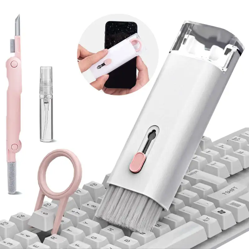 Multifunctional Tool Cleaner Kit 7 in 1 Mobile Screen Earphone Keyboard Cleaning Brush