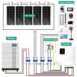 8Kw 10Kw太阳能系统套件分相，带锂离子电池和家用MPPT控制器 - Product Image 6