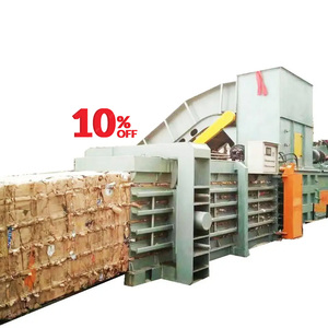 Presse à balles hydraulique horizontale automatique à grande vitesse pour bouteilles en plastique