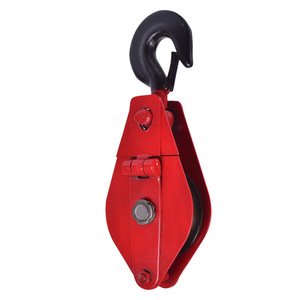 บล็อกรอกสแน็ทช์แบบมัดคู่5 10 20ตันพร้อมตลับลูกปืนแบบใหม่พร้อมตะขอ - Product Image 2