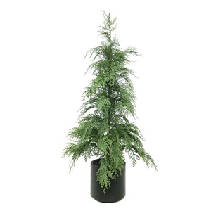 Pot ile kaliteli 90cm boyunda sahte selvi ağacı