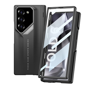 サムスンギャラクシーZフォールド6 Proケース用フロスト超薄型PCハードシェルと統合保護カバーフィルム統合 - Product Image 1