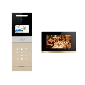 Botón físico 720 HD IP Intercom Multi Apartment Video Intercom System Reconocimiento facial Tuya App Control remoto y monitor - Product Image 6