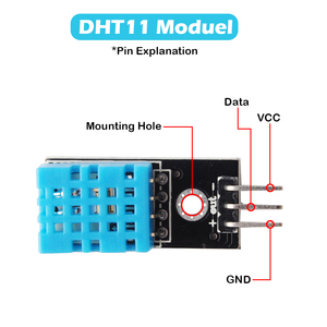 DIYmall DHT11 <strong>Temperature</strong> Humidity <strong>Sensor</strong> Module <strong>Digital</strong> <strong>Temperature</strong> Humidity <strong>Sensor</strong> 3.3V-5V with Wires