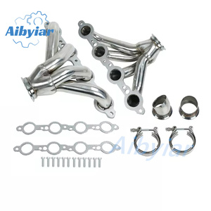 ユニバーサルハガーヘッダースワップ変換LS LS1 LS2 LS3 LS6 4.8L 5.3L 5.7L排気システムスチールステンレスダッジクライスラーカー - Product Image 1
