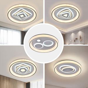 Hivies โคมไฟเพดาน LED 120W, อุปกรณ์อัจฉริยะทันสมัยพร้อมรีโมทควบคุมหรี่แสงได้2.4G - Product Image 1
