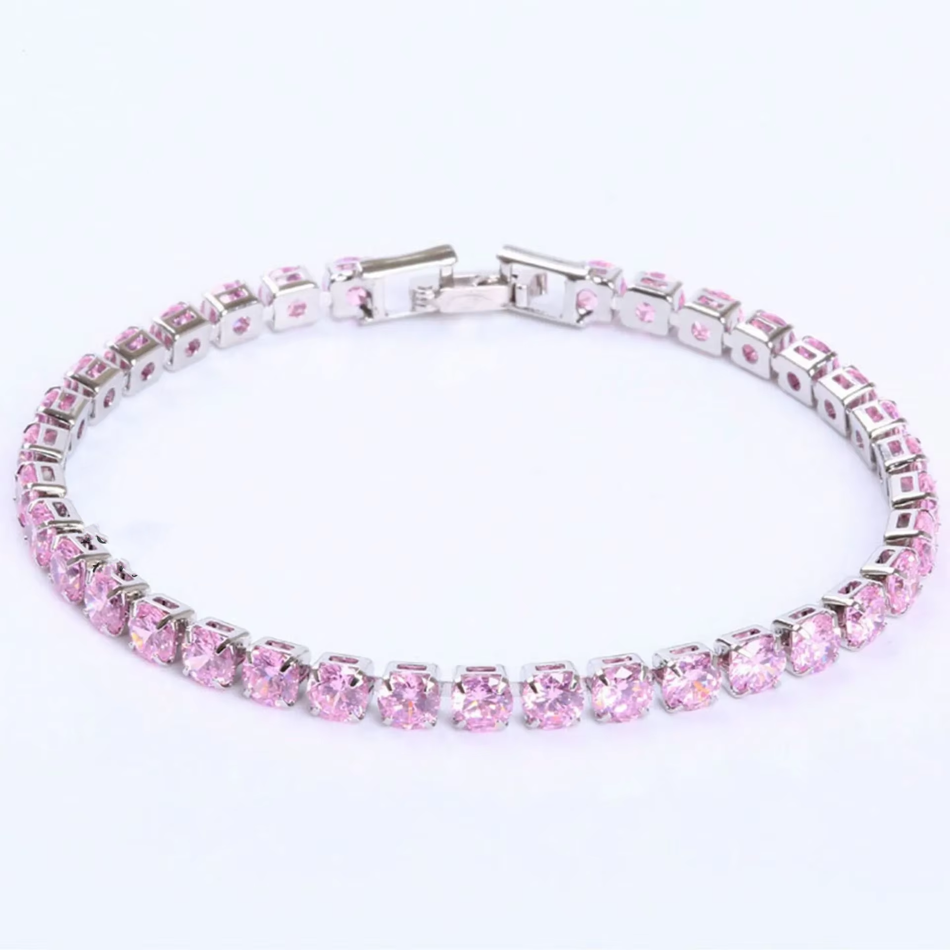 Argento 925 rosa, argento 4mm.