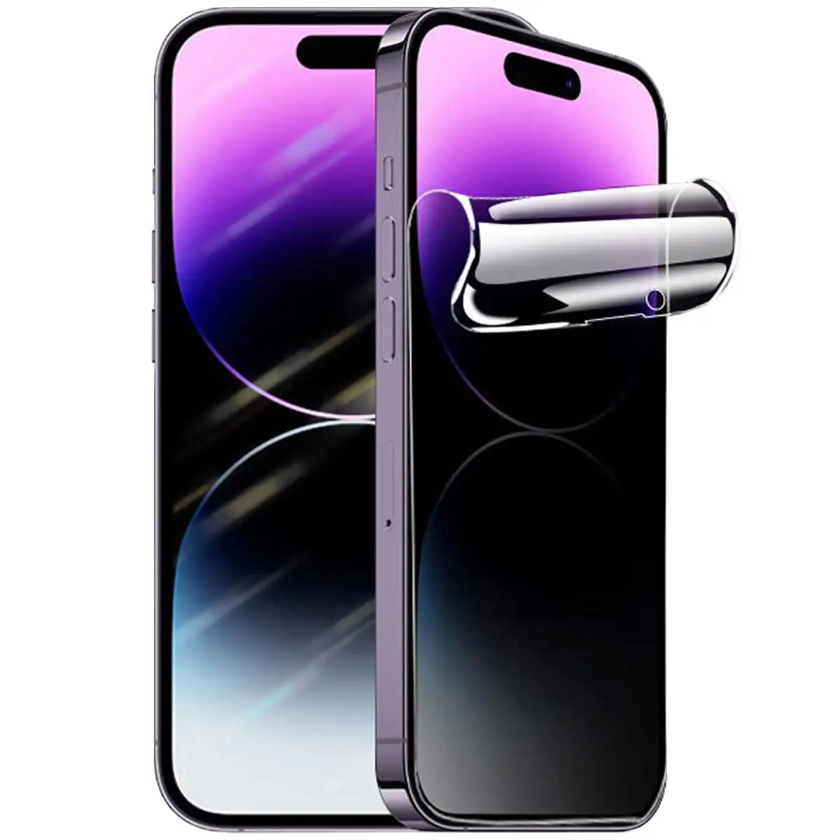Iphone 15 Pro gizlilik cep telefonu ekran koruyucu mat Tpu yaprak Film için Iphone 14 15 Pro Max Samsung Galaxy S23 S22 Ultra