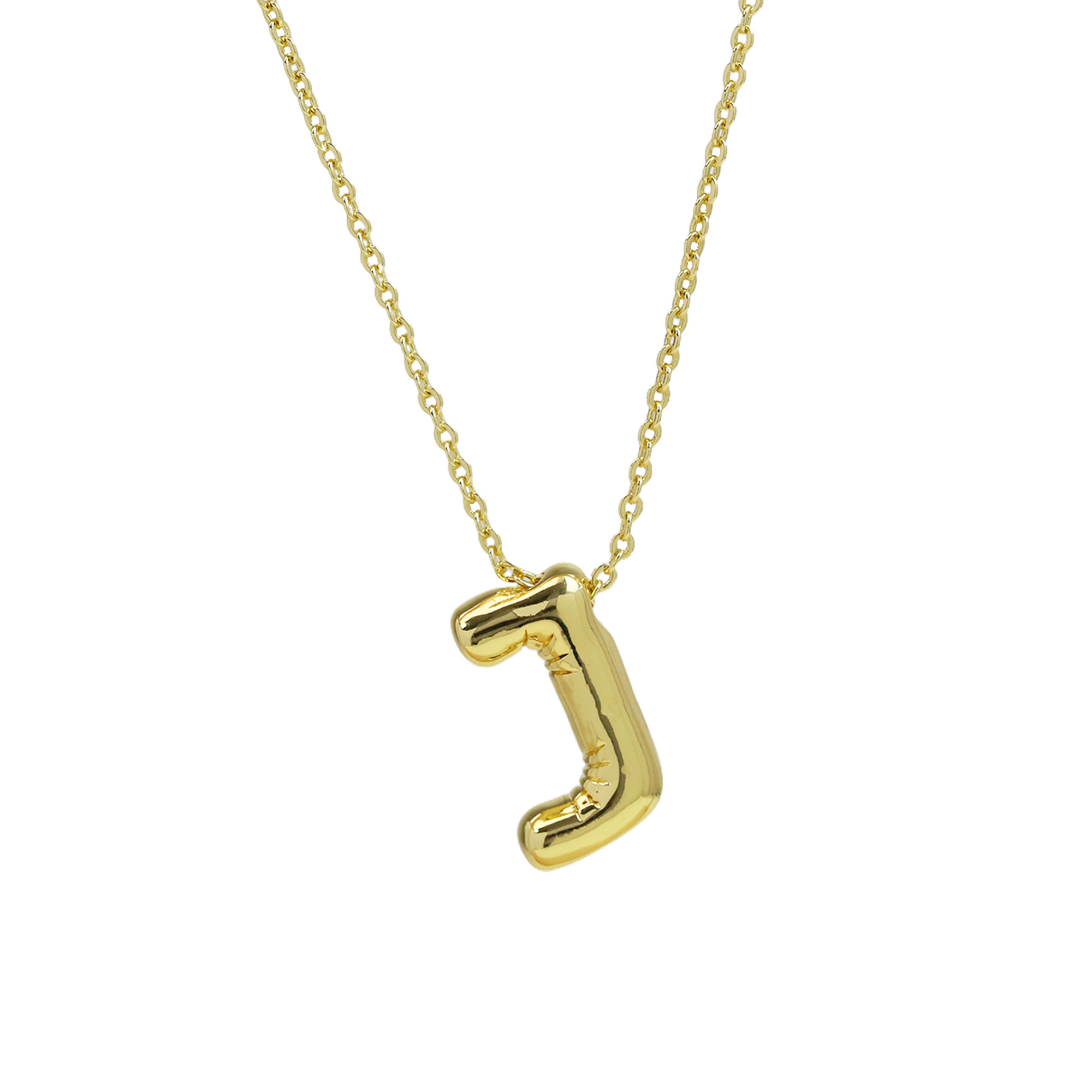 Letter J Necklace