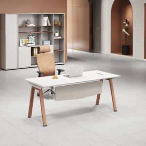 Alta qualità di lusso Executive scrivania da ufficio Design moderno di lusso Computer tavolo da lavoro per ufficio commerciale per CEO Manager boss - Product Image 6
