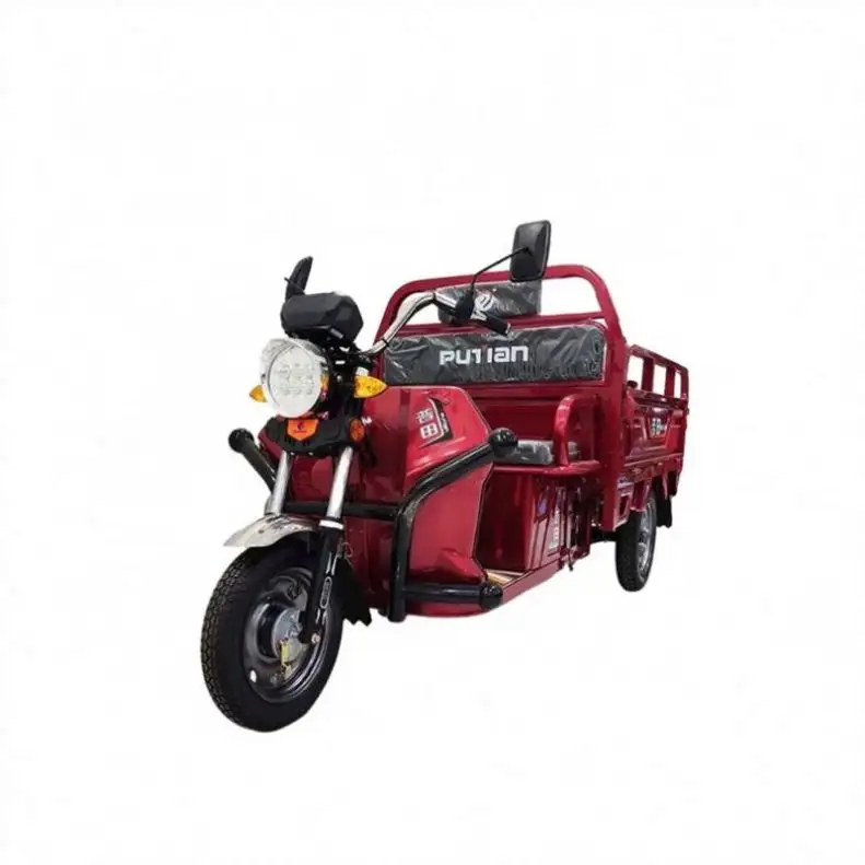 Good Quality 3 Wheeler Motorcycle Air Motor Three Wheel Car Mini Truck Electric Tricycle
