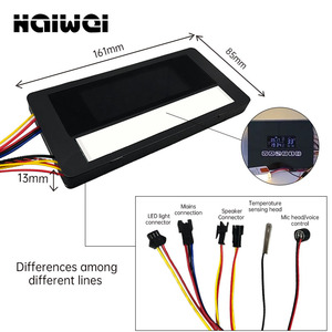 ปุ่มหกปุ่มพร้อมหน้าจอสัมผัส12V 5A 60W สำหรับกระจกอัจฉริยะมัลติฟังก์ชั่น - Product Image 2
