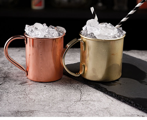 Hot bán thép không gỉ Mule Mỹ metalcraft Rượu Cocktail uống cốc Búa đồng mạ khổng lồ Moscow Mule cốc - Product Image 3