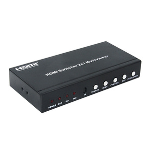 HDMI 2x1 Multi-Viewer con Pip POP 1080P 60Hz 2 puertos HDMI Interruptor sin costuras Modo divisor de pantalla 2 en 1 Salida para IR Remote RS232 - Product Image 6