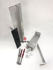 Sistema di rivestimento della facciata in pietra di marmo in lega di alluminio la staffa di tipo C di tipo L è regolabile - Product Image 6