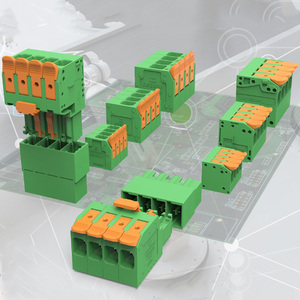 Bloque de terminales de resorte tipo enchufable DEGSON 300V para certificado UL Voltaje nominal de V para tornillos de PCB - Product Image 3
