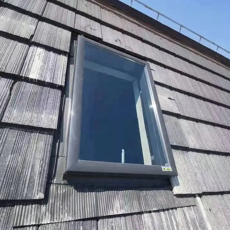 Toldo furacão para telhado, janela elétrica de impacto, vidro temperado, porta e janela de alumínio, conjunto com 1 conjunto horizontal