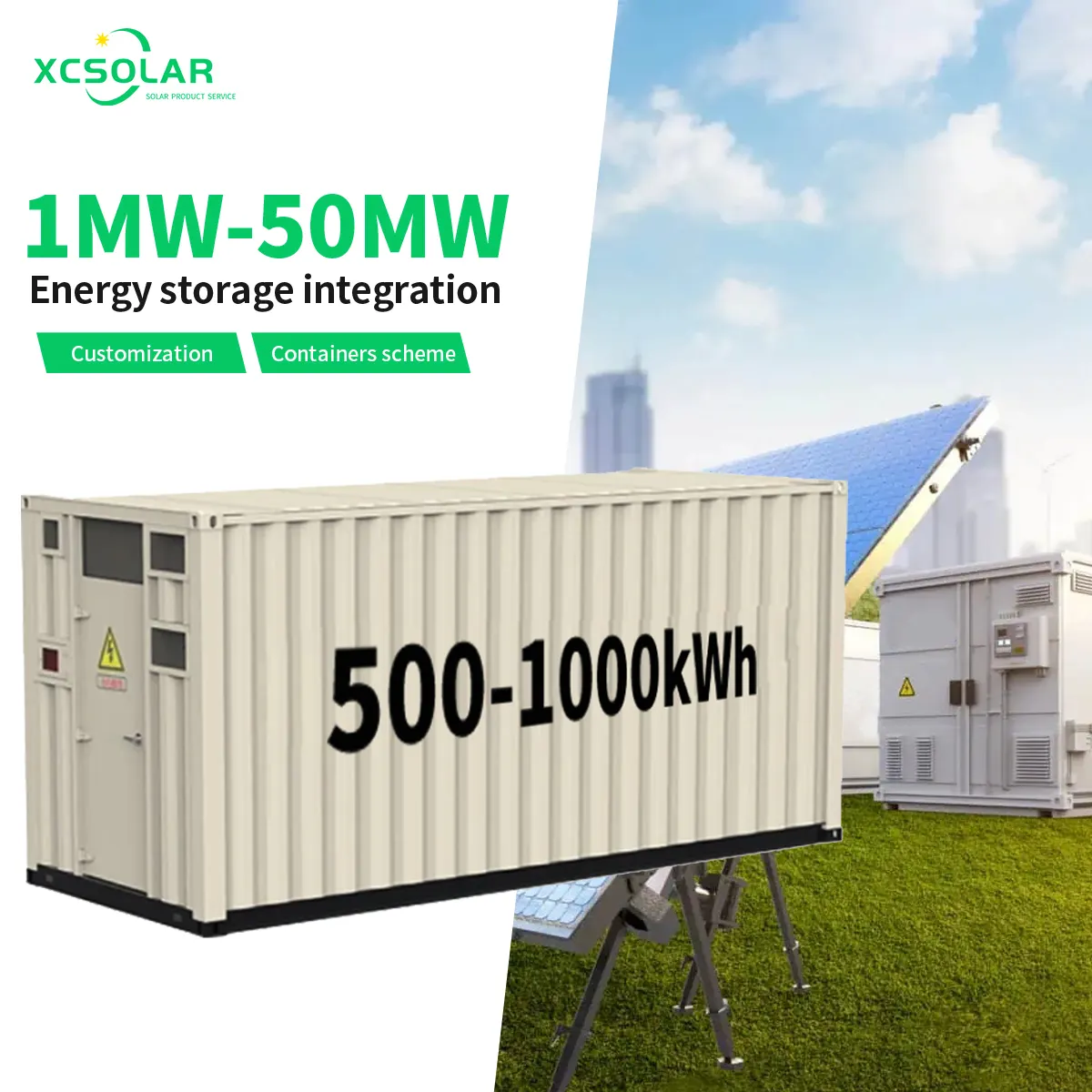 Batería de litio industrial comercial de 50kwh y 100kwh, batería solar de almacenamiento de energía para todo el sistema solar de China