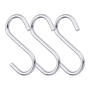 Solid Iron S-Shaped <strong>Hooks</strong> Strong Load-Bearing with Multi-Purpose Usage OEM Model Home Hardware Exhibition Hanging <strong>Hooks</strong> - Product Image 5