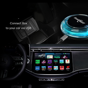 Explotter <span class=keywords><strong>2025</strong></span> 128G Carplay ai hộp android13 applepie tên lửa Q ứng dụng Máy nghe nhạc không dây xe chơi Android tự động đa phương tiện 5g hộp thông minh - Product Image 4