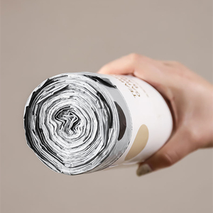 Çevre dostu çöp ücretsiz gözyaşı plastik Bin astar çanta İpli 45*50cm 4 galon çöp torbası bireysel kokusuz küçük çöp torbası - Product Image 2