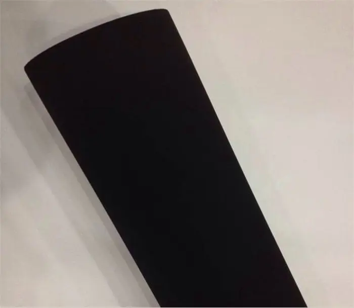 1.35*15m air free bubbles pvc removable glue black suede velvet car Wrap vinyl