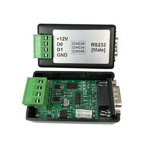 Transmisión DE DATOS bidireccional Wiegand a RS232 tipo macho conectar con convertidor de escáner de código de barras trabajo para sistema de Control de acceso de puerta - Product Image 3